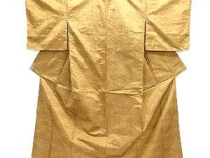 暈し柄織出し手織り紬着物